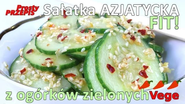 Azjatycka sałatka z ogórka - Przepis na wietnamską sałatkę z ogórków Azjatycka sałatka z ogórka - Przepis na wietnamską sałatkę z ogórków