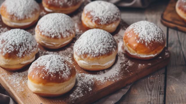 Pączek z kremem - Jak zrobić pyszne domowe pączki z kremem Pączek z kremem - Jak zrobić pyszne domowe pączki z kremem