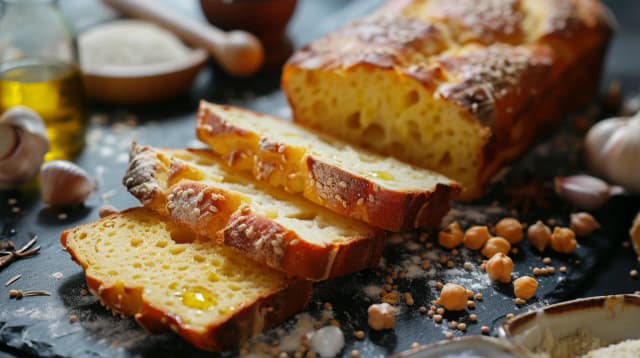 Chleb z ciecierzycy - Zdrowy przepis na pyszny chleb bezglutenowy Chleb z ciecierzycy - Zdrowy przepis na pyszny chleb bezglutenowy